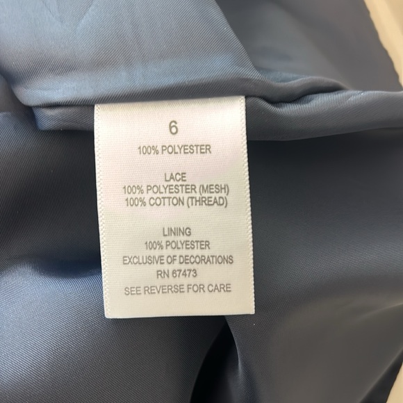 Taylor Brand Navy Blue Dress with Pockets size 6 - Picture 8 of 12